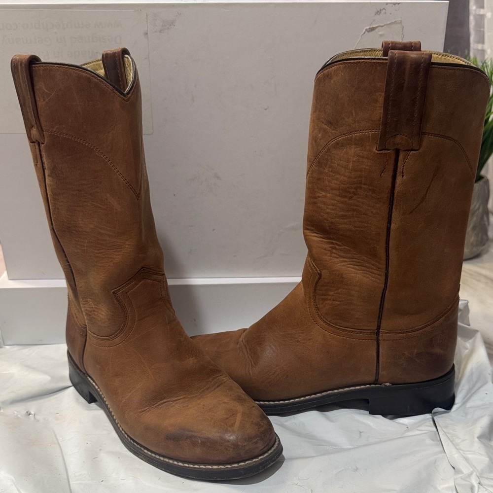 Dan Post Rustic Brown Western Boots